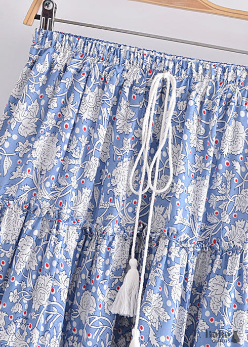 Boho Skirts in Wrap Skirt, Blue Sky and Daisy For Women